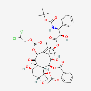 10-O-2,2-Dichloroethoxycarbonyl Docetaxe structure, CAS 158810-73-2