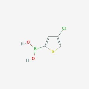 4-CHLOROTHIOPHENE-2-BORONIC ACID structure, CAS 1133931-02-8