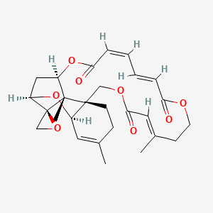 verrucarin J structure, CAS 4643-58-7
