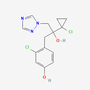 Prothioconazole-4-hydroxy-desthio structure, CAS 856045-88-0