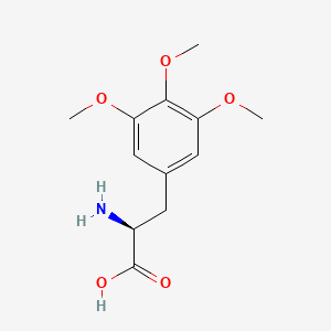 (S)-2-AMINO-3-(3,4,5-TRIMETHOXY-PHENYL)-PROPIONIC ACID structure, CAS 18652-97-6