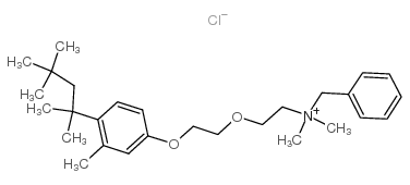 METHYL BENZETHONIUM CHLORIDE structure, CAS 25155-18-4
