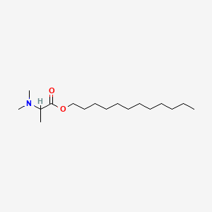 Dodecyl 2-(N,N-dimethylamino)propionate structure, CAS 224297-43-2