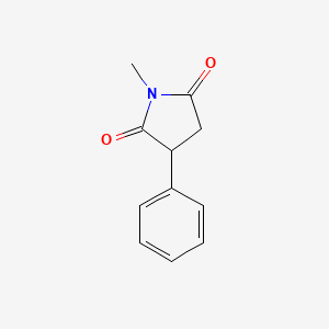 PHENSUXIMIDE structure, CAS 86-34-0