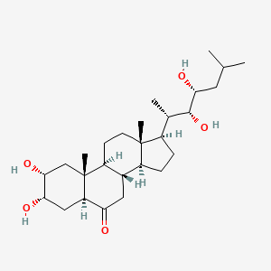 28-norcastasterone structure, CAS 83464-85-1
