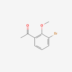 1-(3-BroMo-2-Methoxyphenyl)ethanone structure, CAS 267651-23-0