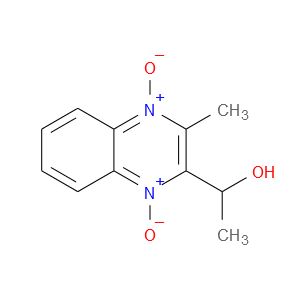 α,3-Dimethyl-2-quinoxalinemethanol 1,4-Dioxide structure, CAS 104097-59-8