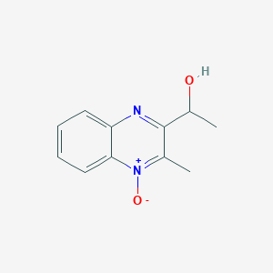 α,3-Dimethyl-2-quinoxalinemethanol 4-Oxide structure, CAS 1226491-98-0