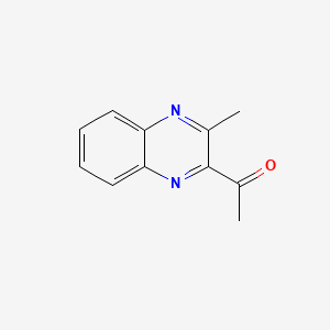 1-(3-METHYLQUINOXALIN-2-YL)ETHANONE structure, CAS 22059-64-9