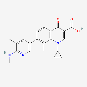 Ozenoxacin structure, CAS 245765-41-7