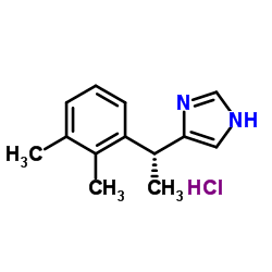 4-[(1R)-1-(2,3-Dimethylphenyl)ethyl]-1H-imidazole monohydrochloride structure, CAS 190000-46-5