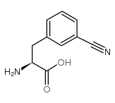 L-3-CYANOPHENYLALANINE structure, CAS 144799-02-0