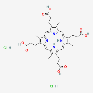 COPROPORPHYRIN I DIHYDROCHLORIDE structure, CAS 69477-27-6