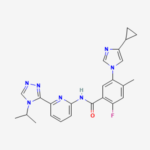 Selonsertib structure, CAS 1448428-04-3