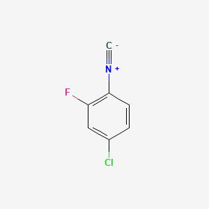 Benzene, 4-chloro-2-fluoro-1-isocyano- (9CI) structure, CAS 602262-00-0