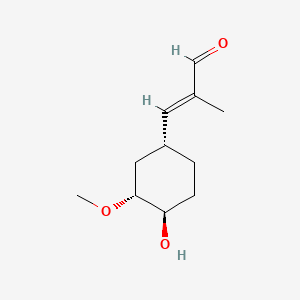 TacroliMus Methyl Acryl Aldehyde structure, CAS 109466-74-2