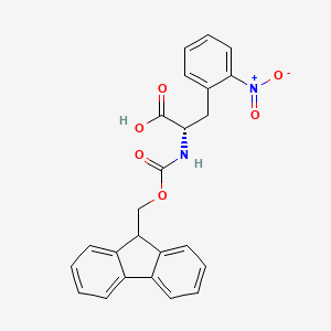 FMOC-L-2-NITROPHENYLALANINE structure, CAS 210282-30-7