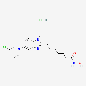 Tinostamustine EDO-SI01 structure, CAS 1793059-58-1
