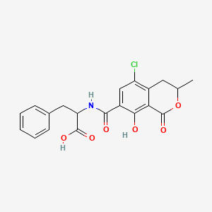 Ochratoxin A structure, CAS 1448049-50-0