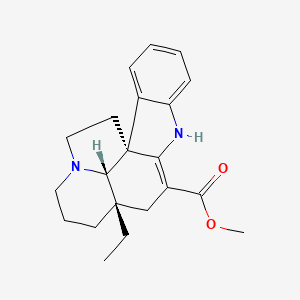 Aspidospermidine-3-carboxylic acid, 2,3-didehydro-, methyl ester, (5alpha,12beta,19alpha)- structure, CAS 3247-10-7
