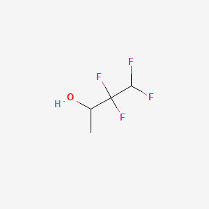 3,3,4,4-Tetrafluorobutan-2-ol structure, CAS 17425-25-1