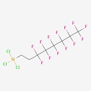 1H,1H,2H,2H-Perfluorooctyltrichlorosilane structure, CAS 78560-45-9