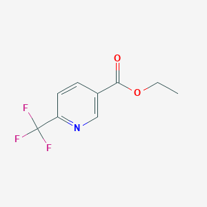 Ethyl 6-(trifluoromethyl)nicotinate structure, CAS 851070-23-0