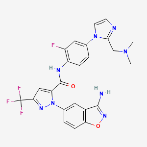 Razaxaban structure, CAS 218298-21-6