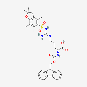 Fmoc-D-Arg(Pbf)-OH structure, CAS 187618-60-0