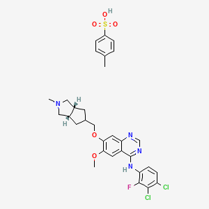 XL647 4-methylbenzenesulfonate structure, CAS 1000599-06-3