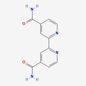 2,2'-Bipyridine-4,4'-dicarboxamide structure, CAS 100137-02-8