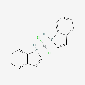 DICHLOROBIS(INDENYL)ZIRCONIUM(IV) structure, CAS 12148-49-1