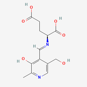 PYRIDOXYLIDENE-L-GLUTAMIC ACID DIPOTASSIUM SALT structure, CAS 13934-03-7