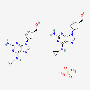 Abacavir sulfate structure, CAS 188062-50-2