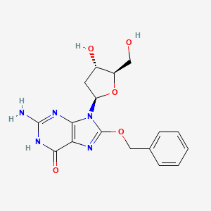 8-Benzyloxy-2'-deoxy-D-guanosine structure, CAS 96964-90-8