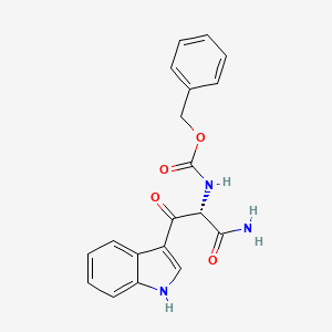 (L)-N-Benzyloxycarbonyl--oxo-tryptophaneamide structure, CAS 255371-72-3
