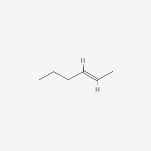 TRANS-2-HEXENE structure, CAS 592-43-8