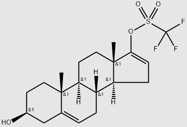 Abiraterone Related CoMpound 2 (Prasterone Triflate) structure, CAS 124643-35-2