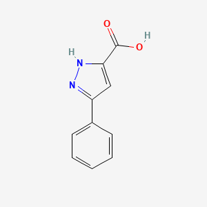3-PHENYL-1H-PYRAZOLE-5-CARBOXYLIC ACID structure, CAS 5071-61-4