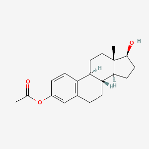 β-Estradiol 3-acetate structure, CAS 4245-41-4