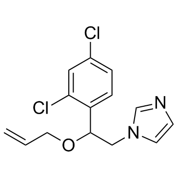 Imazalil structure, CAS 35554-44-0