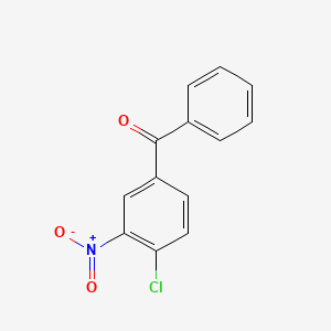 4-CHLORO-3-NITROBENZOPHENONE structure, CAS 51067-02-9