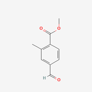 Methyl 4-forMyl-2-Methylbenzoate structure, CAS 74733-23-6