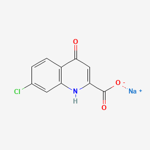 7-Chlorokynurenic acid sodium salt structure, CAS 1263094-00-3