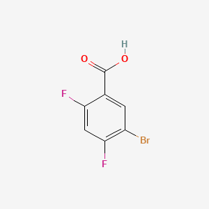 5-BroMo-2,4-difluoro-benzoic Acid structure, CAS 28314-83-2