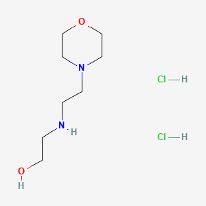 2-(2-morpholinoethylamino)ethanoldihydrochloride structure, CAS 34750-64-6