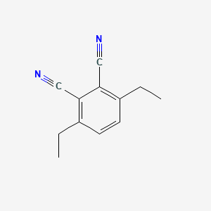 3,6-diethyl-1,2-Benzenedicarbonitrile structure, CAS 125773-94-6