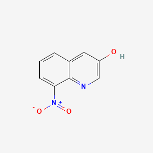 8-nitroquinolin-3-ol structure, CAS 25369-37-3