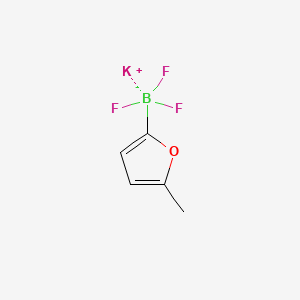 Potassium 5-methylfuran-2-trifluoroborate structure, CAS 1111213-54-7