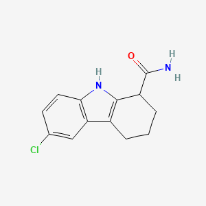 6-CHLORO-2,3,4,9-TETRAHYDRO-1H-CARBAZOLE-1-CARBOXAMIDE structure, CAS 49843-98-3